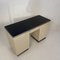 German Bauhaus White Lacquered Metal & Black Linoleum Desk, 1932, Image 11