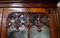 Large Victorian Gothic Rosewood and Glass Bookcase, 1880s 6