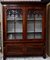 Large Victorian Gothic Rosewood and Glass Bookcase, 1880s 1