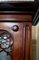 Large Victorian Gothic Rosewood and Glass Bookcase, 1880s 9