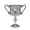 Chinesischer Trophäe Pokal aus solidem Silber von Woshing, 1890er 1