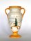 Italian Majolica Pottery Vase from Novecento, 1930s 1