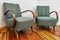 Mid-Century Czechoslovakian Armchairs by Jindřich Halabala for UP Závody, 1960s, Set of 2 3