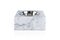 Quadratische Weiße Marmor Katzen und Hunde Schale mit Abnehmbarem Stahl von Fiammettav Home Collection 3