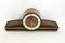 Mid-Century Varnished Wooden Clock from FFR, Image 1