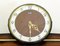 Reloj Mid-Century de madera barnizada de FFR, Imagen 4