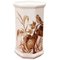 Italian Hand Painted Ceramic Vase, 1980s 1