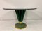 Brass and Green Painted Iron Dining Table by Pierre Cardin, 1970s 2