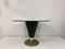 Table de Salle à Manger en Laiton et en Fer Peint Vert par Pierre Cardin, 1970s 7