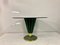 Brass and Green Painted Iron Dining Table by Pierre Cardin, 1970s 9