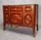 19th Century Transition Period Marquetry Rosewood Chest of Drawers 1