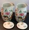 Antique Porcelain Jars Decorated with Flowers from Vista Alegre, Set of 2 5