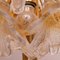 Messing und Gold Murano Glas Sputnik Lampen von Paolo Venini für Veart, 2er Set 7