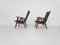 Lounge Chairs in Velvet by Louis Van Teeffelen for Webe, the Netherlands, 1960s, Set of 2 6