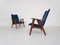 Lounge Chairs in Velvet by Louis Van Teeffelen for Webe, the Netherlands, 1960s, Set of 2, Image 2