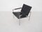 SZ02 Black Leather Lounge Chair by Martin Visser for 't Spectrum, the Netherlands 1964 1