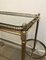 Neoclassical Silvered Brass Drinks Trolley by Maison Bagués, France, 1940s 6