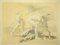 Unknown - the Fight - Original Pencil on Paper - 1974, Immagine 1