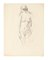Pierre Guastalla - Nude - Disegno originale a matita - metà XX secolo, Immagine 1