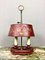 Early 20th French Antique Hand Painted Bouillotte Table Lamp, Image 1