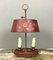 Early 20th French Antique Hand Painted Bouillotte Table Lamp, Image 7