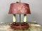 Lampada da tavolo Bouillotte antica dipinta a mano, Francia, inizio XX secolo, Immagine 11