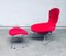 Mid-Century Lounge Chair and Ottoman by Harry Bertoia for Knoll International, Set of 2, 1960s 13
