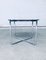 Tavolino da caffè in vetro e placcato in cromo di Ludwig Mies van der Rohe per Knoll International, anni '70, Immagine 7