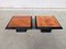 Modernist Italian Burl Wood Side Tables, 1980s, Set of 2, Image 1
