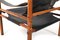 Rosewood and Black Leather Sirocco Armchair by Arne Norell for Arne Norell AB, 1964, Image 9