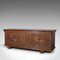 Large Italian Antique Walnut Coffer 4