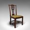 Antique Mahohany and Leather Dining Chairs, Set of 6, Image 6