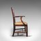 Antique Mahohany and Leather Dining Chairs, Set of 6, Image 4