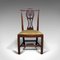 Antique Mahohany and Leather Dining Chairs, Set of 6 7