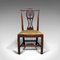 Antique Mahohany and Leather Dining Chairs, Set of 6, Image 7