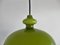 Mid-Century Swedish Green Glass Pendant Lamp by Hans-Agne Jakobsson for Svera, 1960s 2