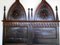 Antique Neogothic Sacred Heart Double Bed, 1800s 18