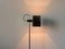 Lámpara de pie vintage de cromo y negro de Indoor, Imagen 6