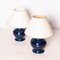 Canvas Table Lamps, 1950s, Set of 2 2