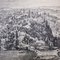 Vintage Druck, Blick auf die Stadt Prag von Philip Van Den Bossche, Aegidius Sadeler & Georg Wechsel, 17. Jahrhundert 6