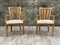 Large Oak Lounge Chairs by Guillerme et Chambron, Set of 2 13