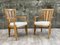 Large Oak Lounge Chairs by Guillerme et Chambron, Set of 2, Image 1