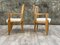 Large Oak Lounge Chairs by Guillerme et Chambron, Set of 2 5