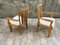 Large Oak Lounge Chairs by Guillerme et Chambron, Set of 2, Image 4