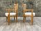 Large Oak Lounge Chairs by Guillerme et Chambron, Set of 2 6