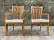 Large Oak Lounge Chairs by Guillerme et Chambron, Set of 2, Image 17