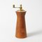 Mid-Century Italian Cermamic and Leather Pepper Mill from Chiarugi 3