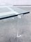 Danish Poul Kjaerholm Style Metal, Acrylic Glass & Glass Coffee Table, 1960s, Image 6