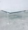 Danish Poul Kjaerholm Style Metal, Acrylic Glass & Glass Coffee Table, 1960s 15