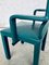 Green Leather Armchairs by Paolo Piva for B&B Italia / C&B Italia, 1980s, Set of 4 3